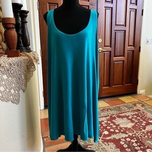 ellos Teal Knit Tank Top Size 1X 22/24